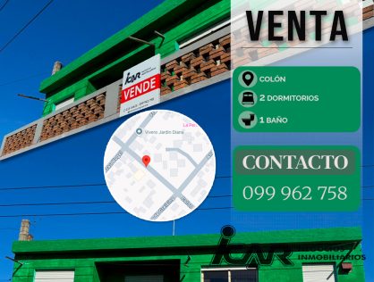 En venta – Calle Colón, Nueva Helvecia | Posible financiación
